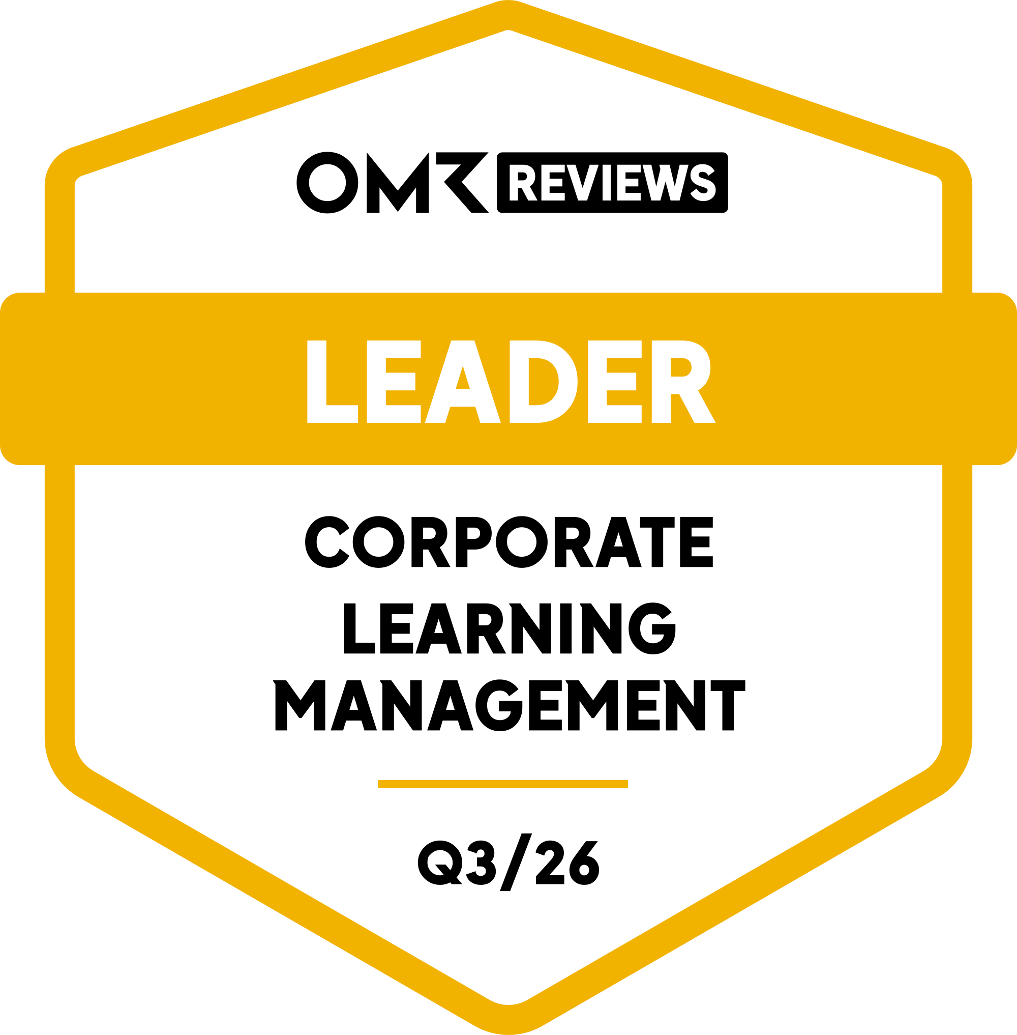 OMR Reviews Siegel für elearnio in Q3 2026 – Leader: Corporate Learning Management