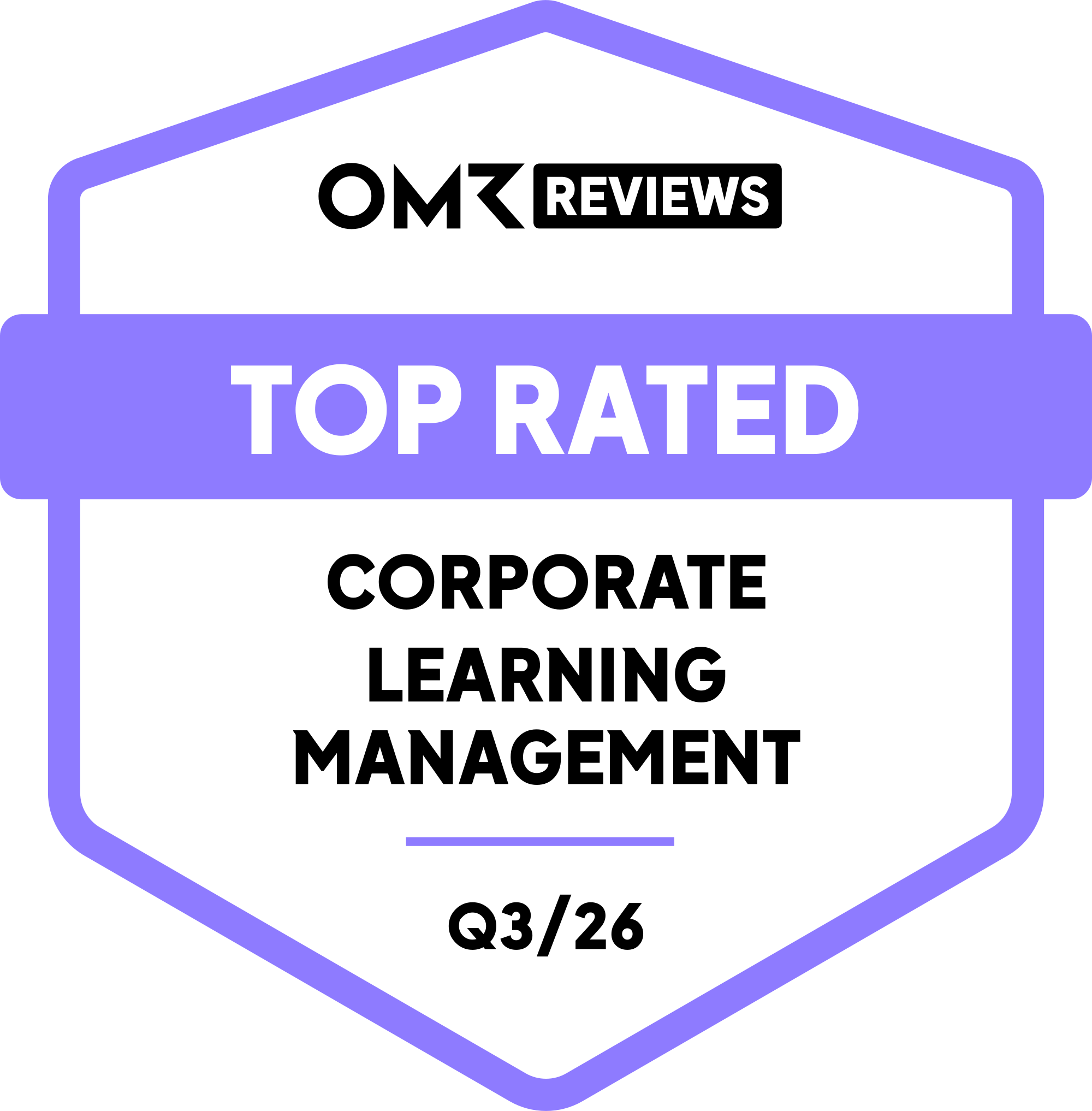 OMR Reviews Siegel für elearnio in Q3 2026 – Top Rated: Corporate Learning Management
